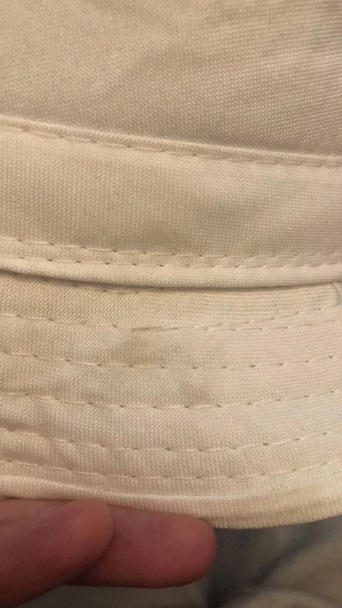 Chapeau blanc enfant tout de tête 49 cm - photo numéro 5