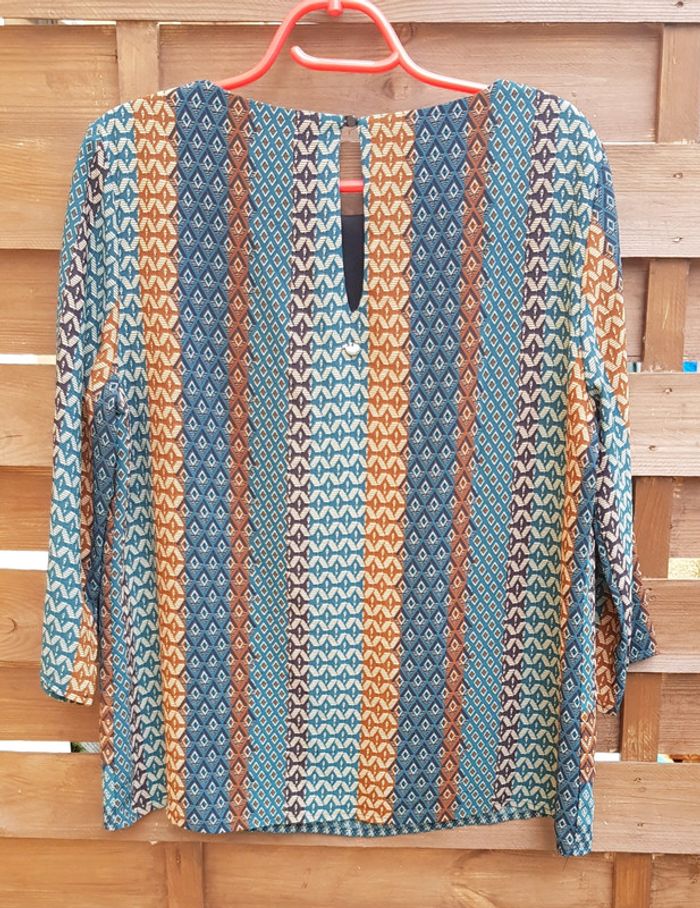 Blouse imprimée ethnique - photo numéro 4