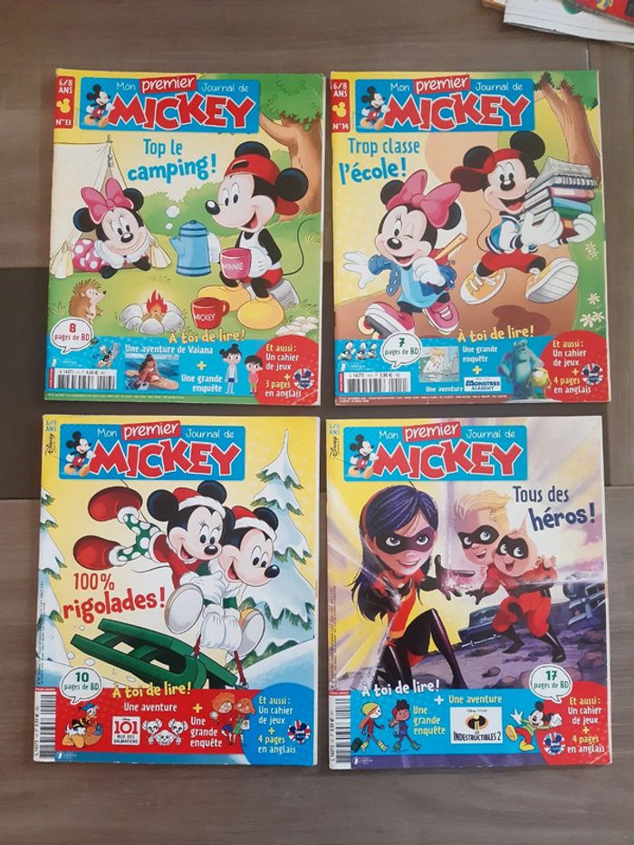 Lot Mon premier journal de Mickey