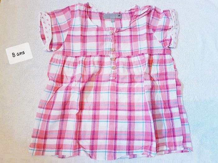 Tunique lisa rose 8 ans