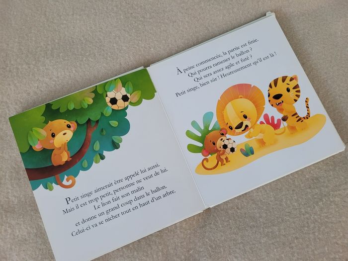 Livre histoires d'animaux de la savane - photo numéro 4