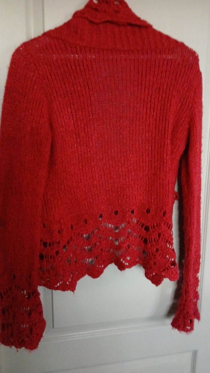 Gilet rouge 3 suisses - photo numéro 8