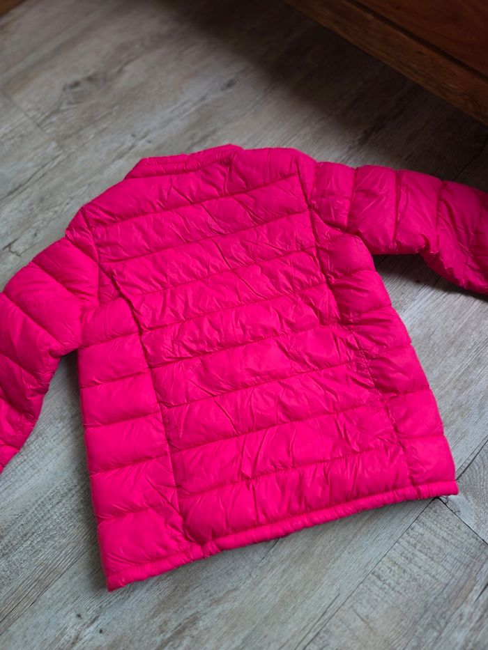 Manteau - doudoune fille gap taille 5 ans rose fushia - photo numéro 4