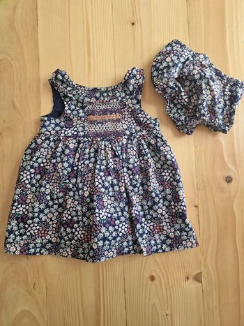 Robe + Bloomer Sergent Major 9 mois