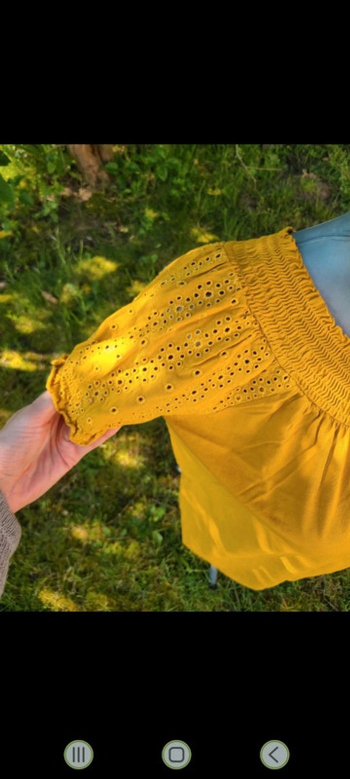 Robe moutarde été femme - photo numéro 3