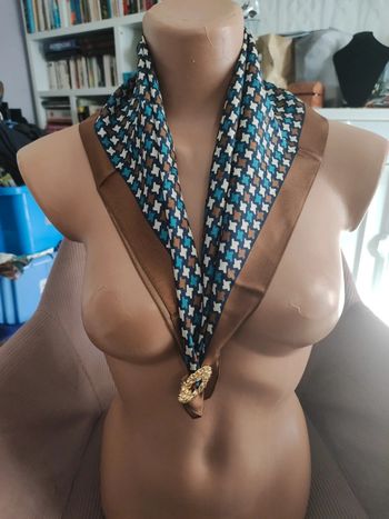 Foulard carré de soie printemps homme
