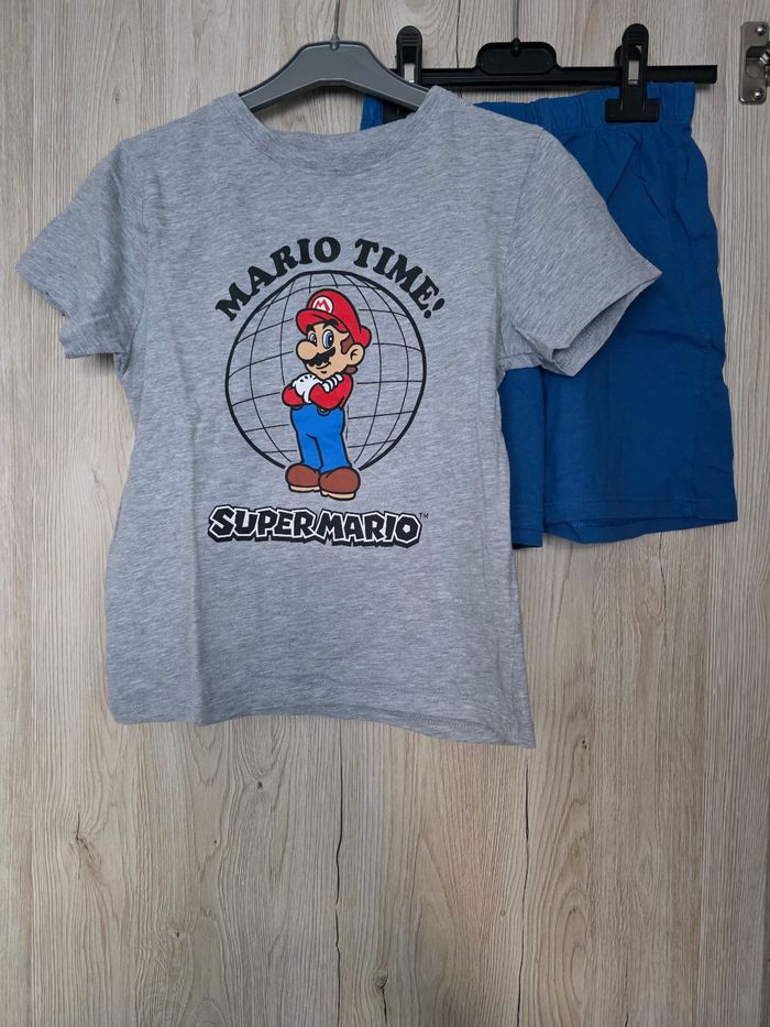 PYJAMA 2 PIÈCES GARÇON MARIO BROS TAILLE 8ANS - photo numéro 6