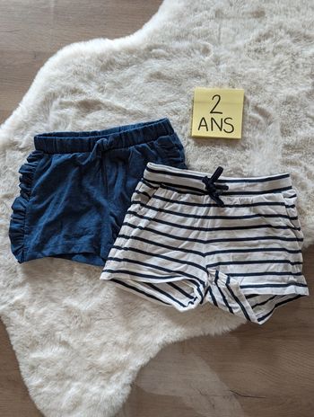 Lot de 2 shorts
