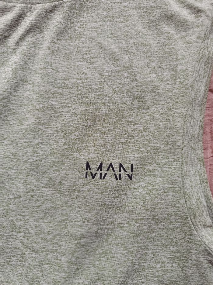 Débardeur homme vert Man active en M - photo numéro 6