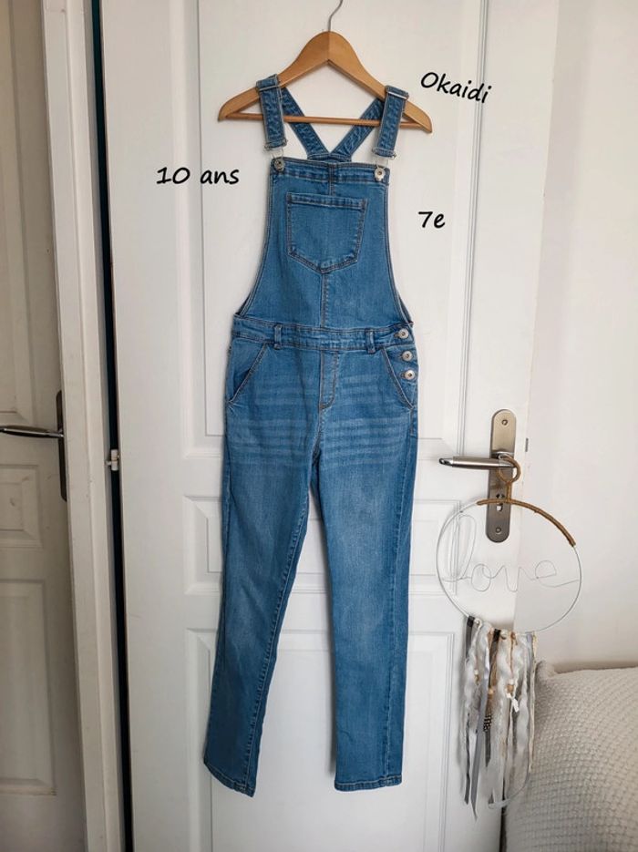 Salopette okaidi 10 ans impeccable