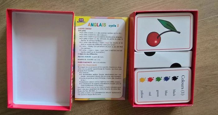 Le jeu d'anglais cp/ce2 chouette 5 jeux comme neuf - photo numéro 2