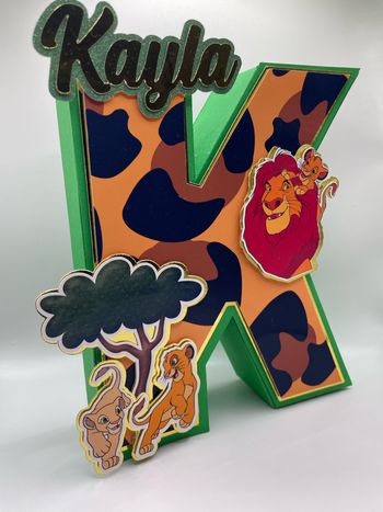 Chiffre et lettre 3D