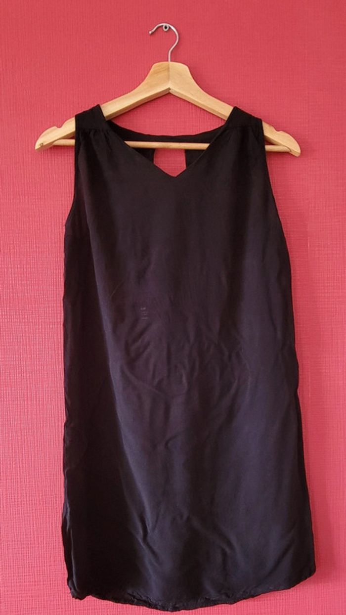 Top long noir- Taille S