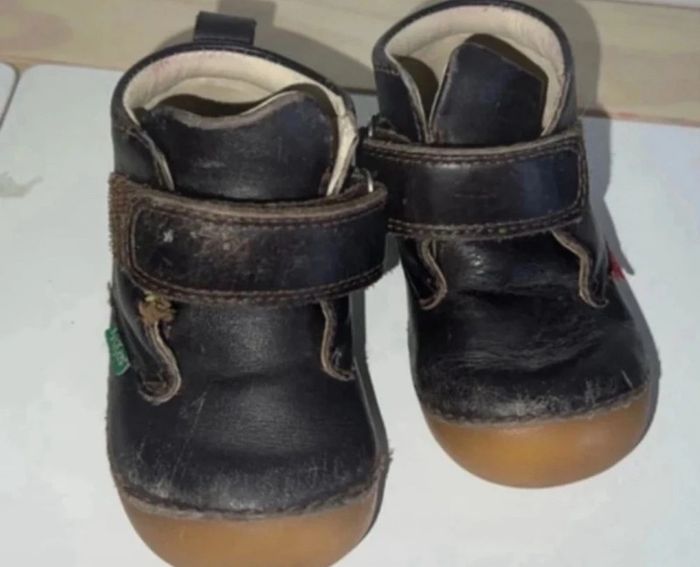 Kickers bébé en cuir – Taille 20 Adorables Kickers marron - photo numéro 6