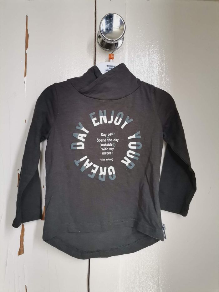 Pull manches longues fin garçon