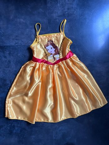 Robe de princesse la belle et la bête 5-6 ans Disney