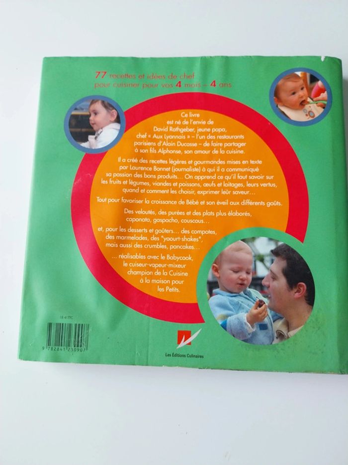 Ĺivre recette baby cook book - photo numéro 8