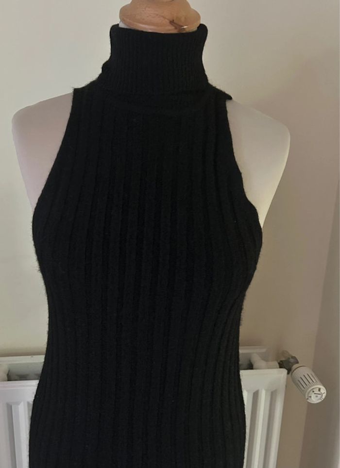 Robe pull, noire, Asos - photo numéro 3