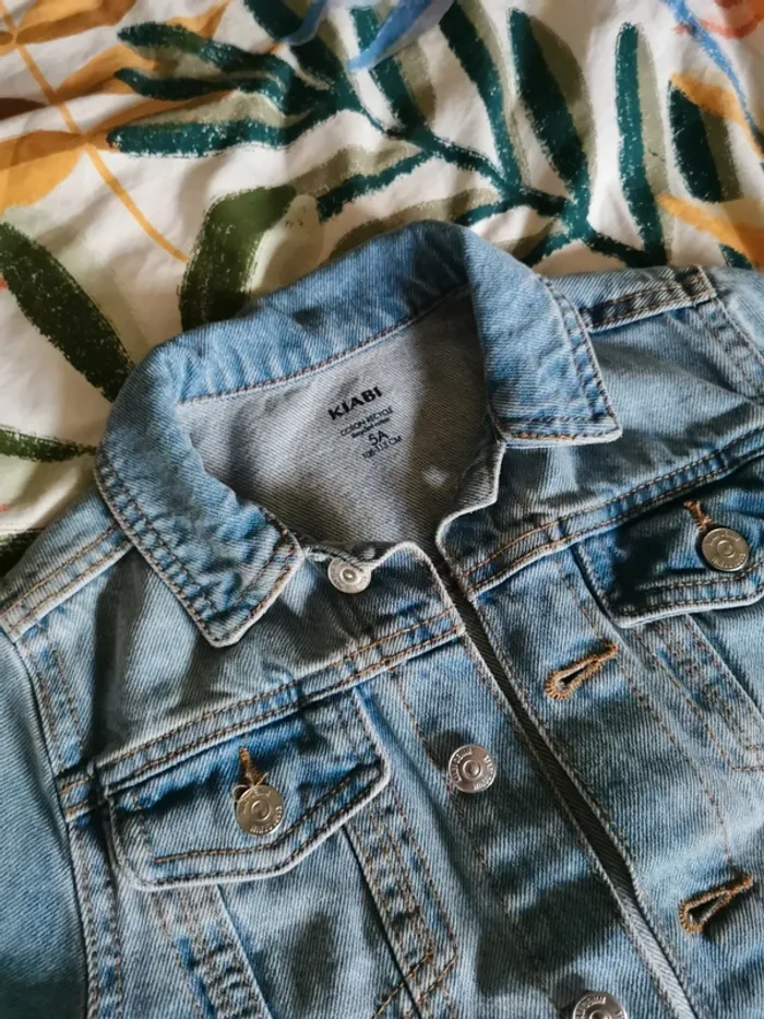 Veste en jeans 5 ans - photo numéro 2