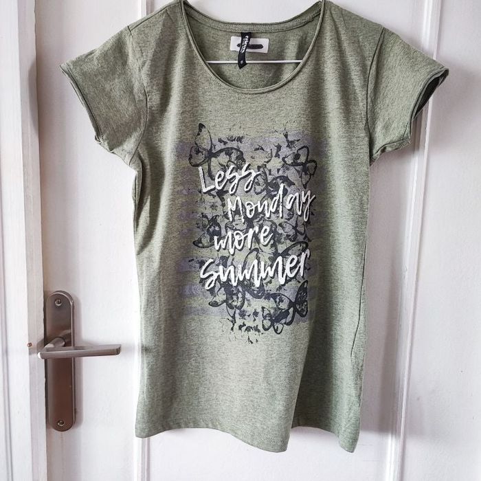 Tee shirt manches courtes, haut été imprimé