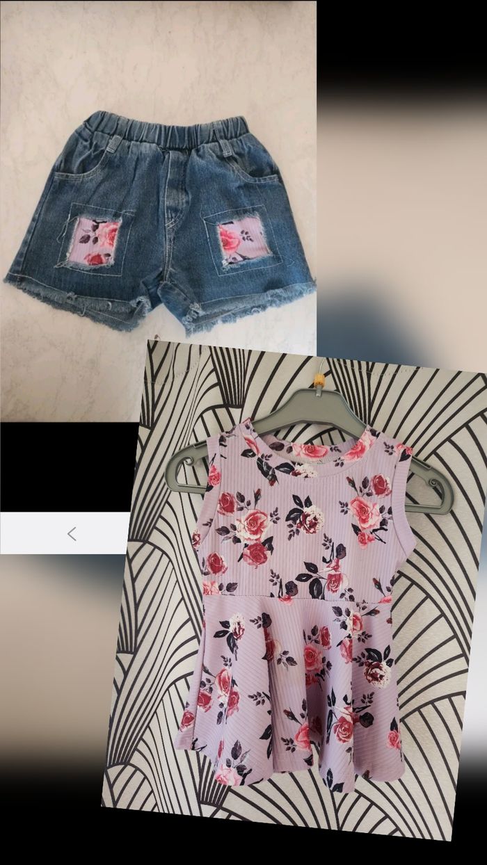 Ensemble été fille 5a