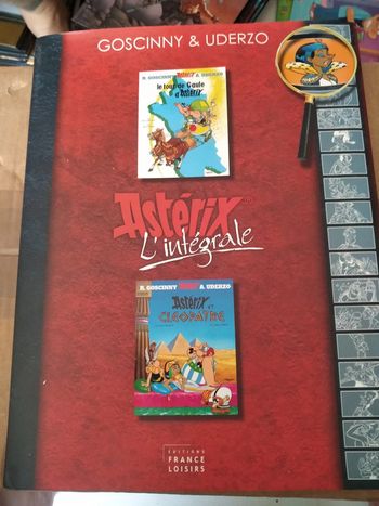 Astérix édition france loisirs , le tour de Gaule , astérix et cléopatre