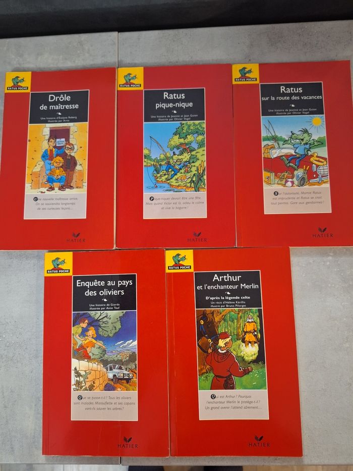 Lot 5 romans enfants