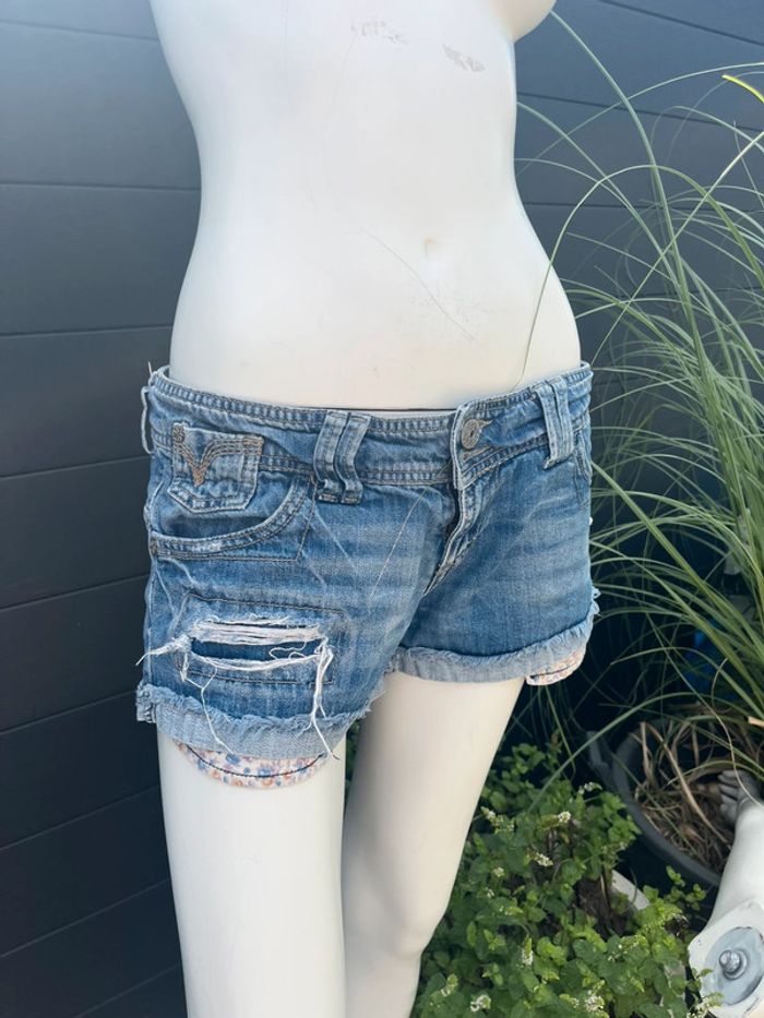 Shorty destroy taille basse Y2K - photo numéro 8