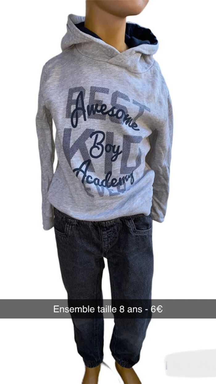 Pantalon +sweat #kiabi#8 ans