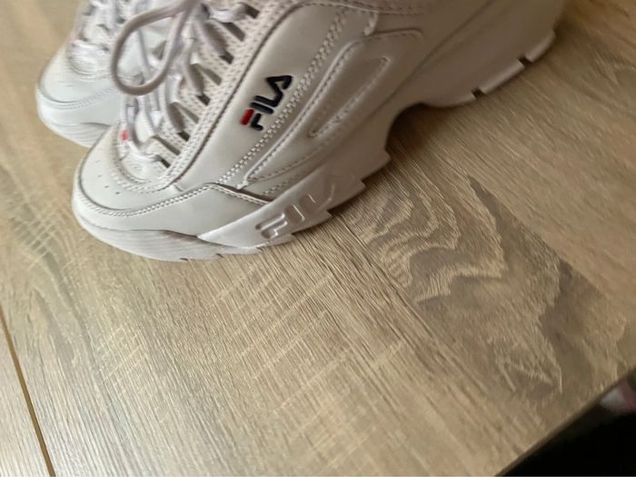 Baskets Fila Distuptor Low blanche T44 - photo numéro 4