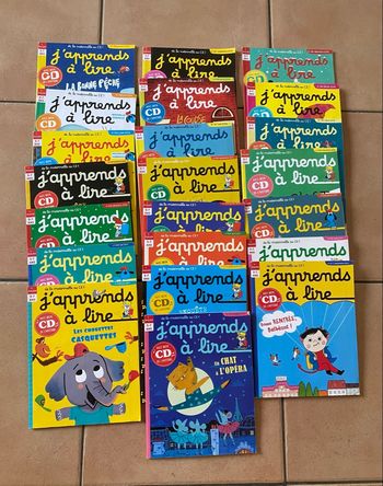 Lot j’apprends à lire avec cd 
