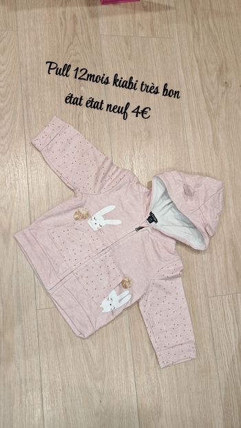 Pull 12mois Kiabi 