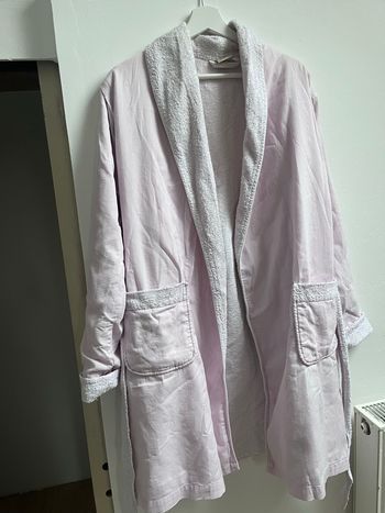 Peignoir femme rose clair 