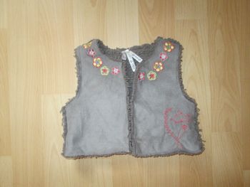 Veste sans manches bebe fille 6 mois orchestra