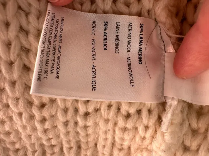 Cardigan torsadé beige taille M – Style cosy et élégant - photo numéro 10