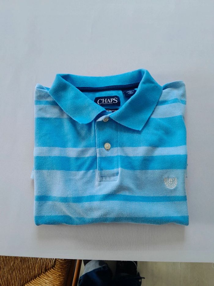 Polo rayé Chaps modèle natural strech grand L