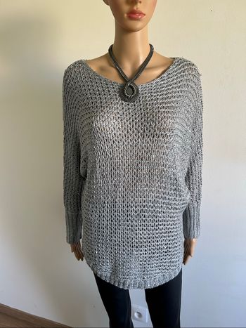 Pull en mailles avec sequins JS Millenium taille unique TBE