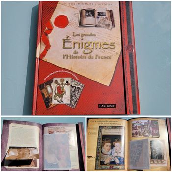 Superbe livre plein de surprises : Le grandes énigmes de l'Histoire de France (73)