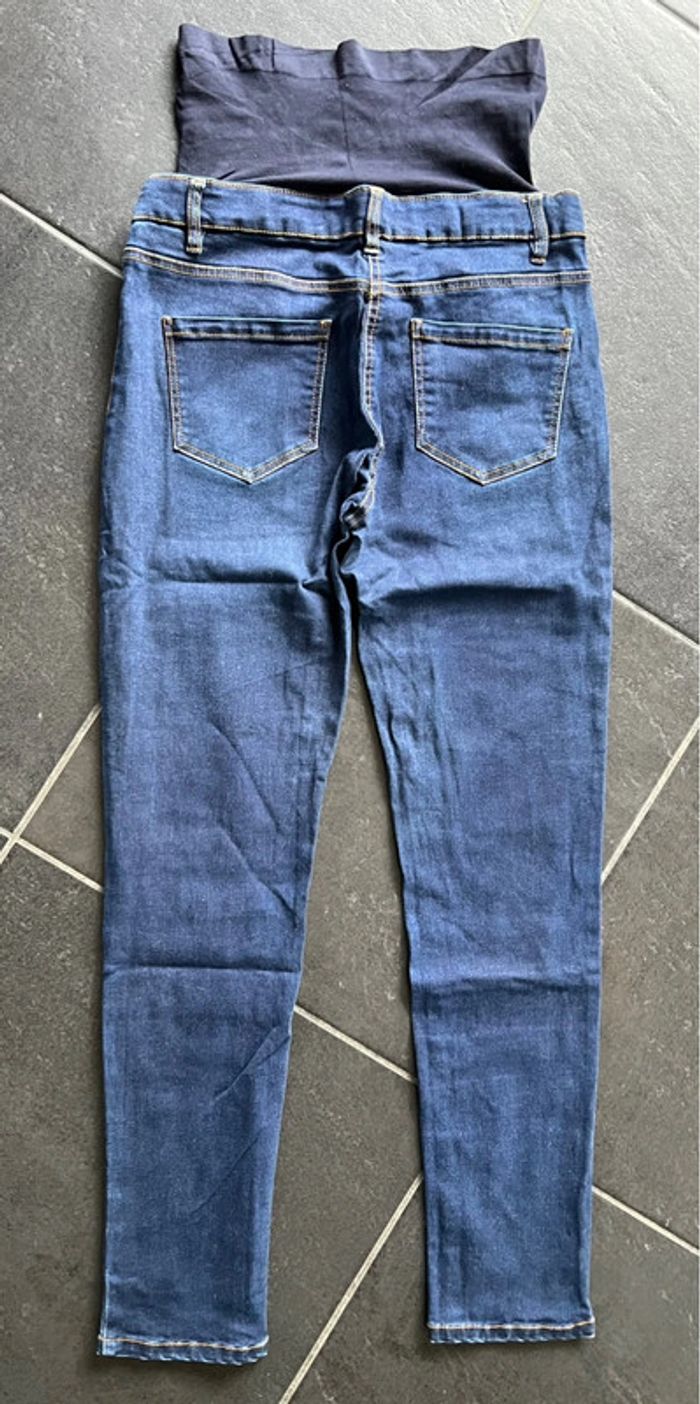 Jean skinny grossesse Vertbaudet T40 denim brut - photo numéro 2