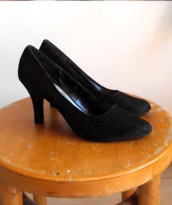 Escarpins noirs, Mia Moda, pointure 37, chaussures à talons
