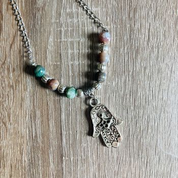 Collier main de fatma 🌿
