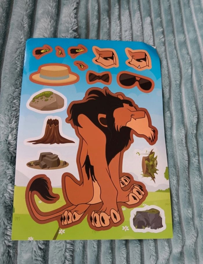 Lot 8  Stickers puzzle le roi lion - photo numéro 8