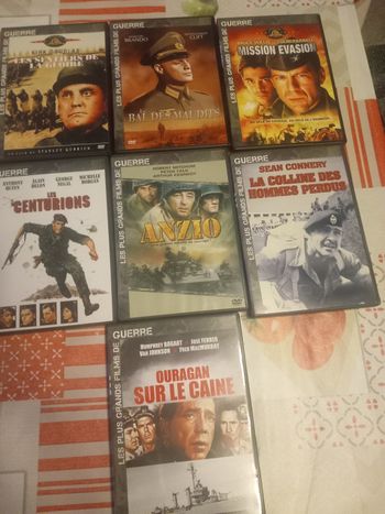 7 DVD Les plus grands films de guerre 