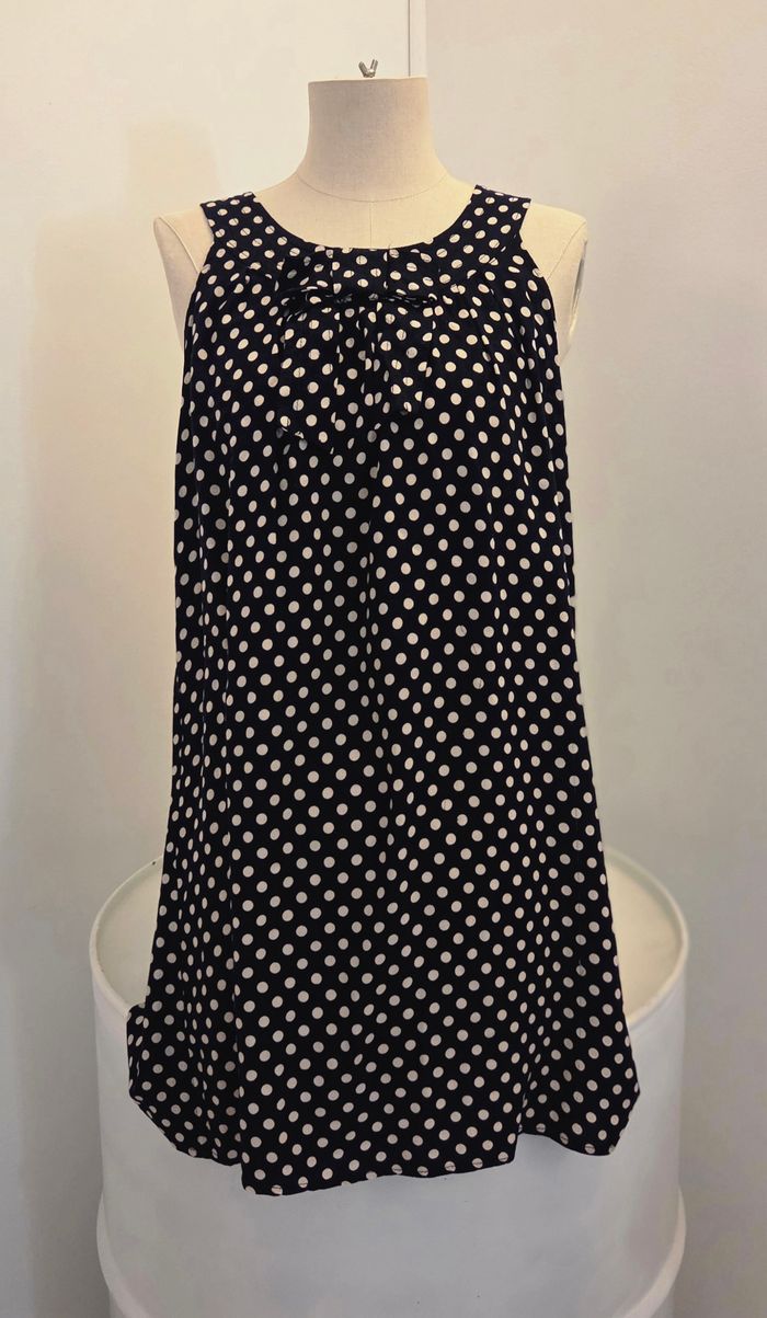 Robe / Tunique It Hippie à pois 🖤 fluide et légère – style rétro chic – excellent état