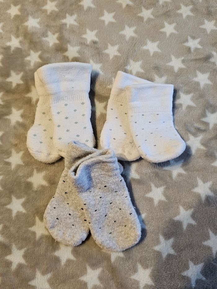 Lot de trois paires de chaussettes mixtes pointure 15