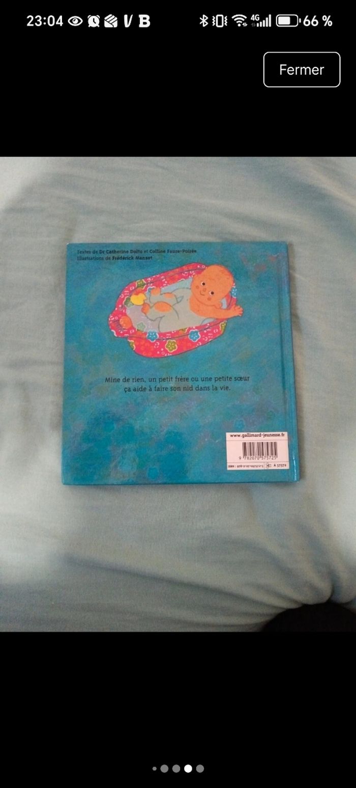 2 livres Francoise Dolto naissance / bébé - photo numéro 9