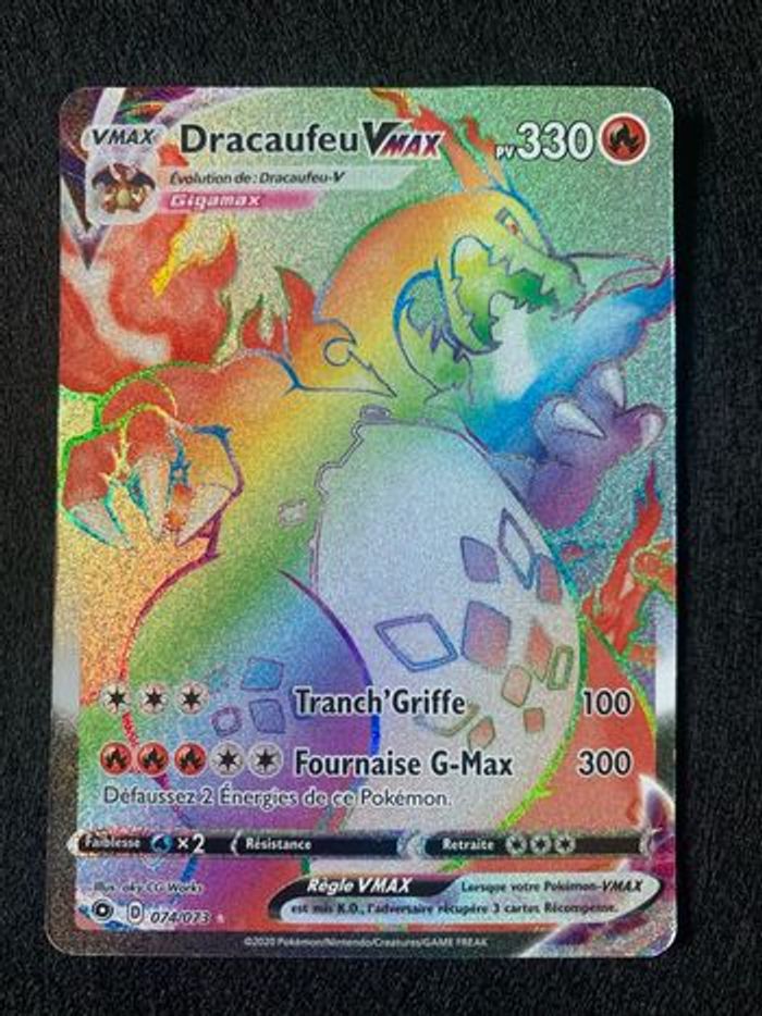 Dracaufeu Vmax CPA 74 La voie du Maitre Played