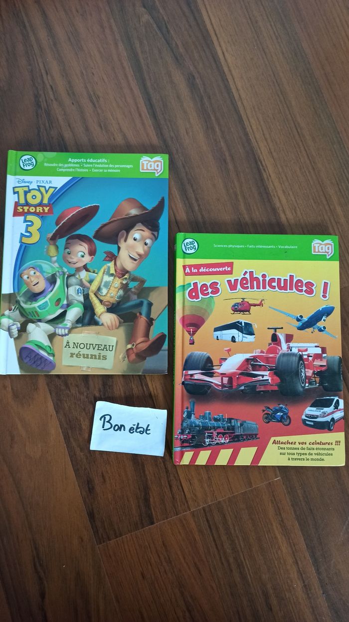 Livres Leap frog en bon état