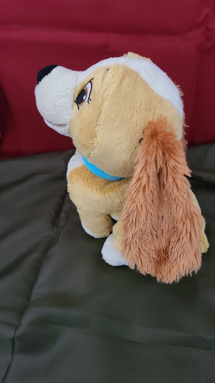 Peluche plush Teddy doudou chien dog Disney belle clochard - photo numéro 3