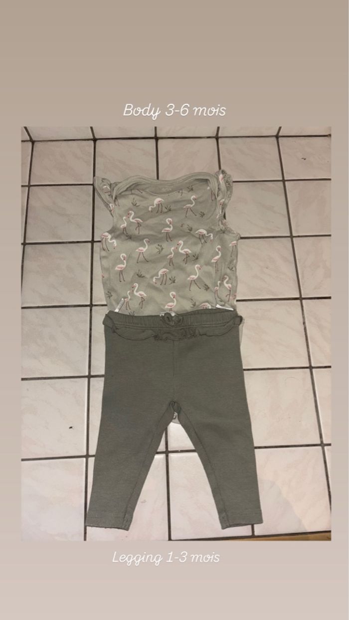 Ensemble été avec flamand rose